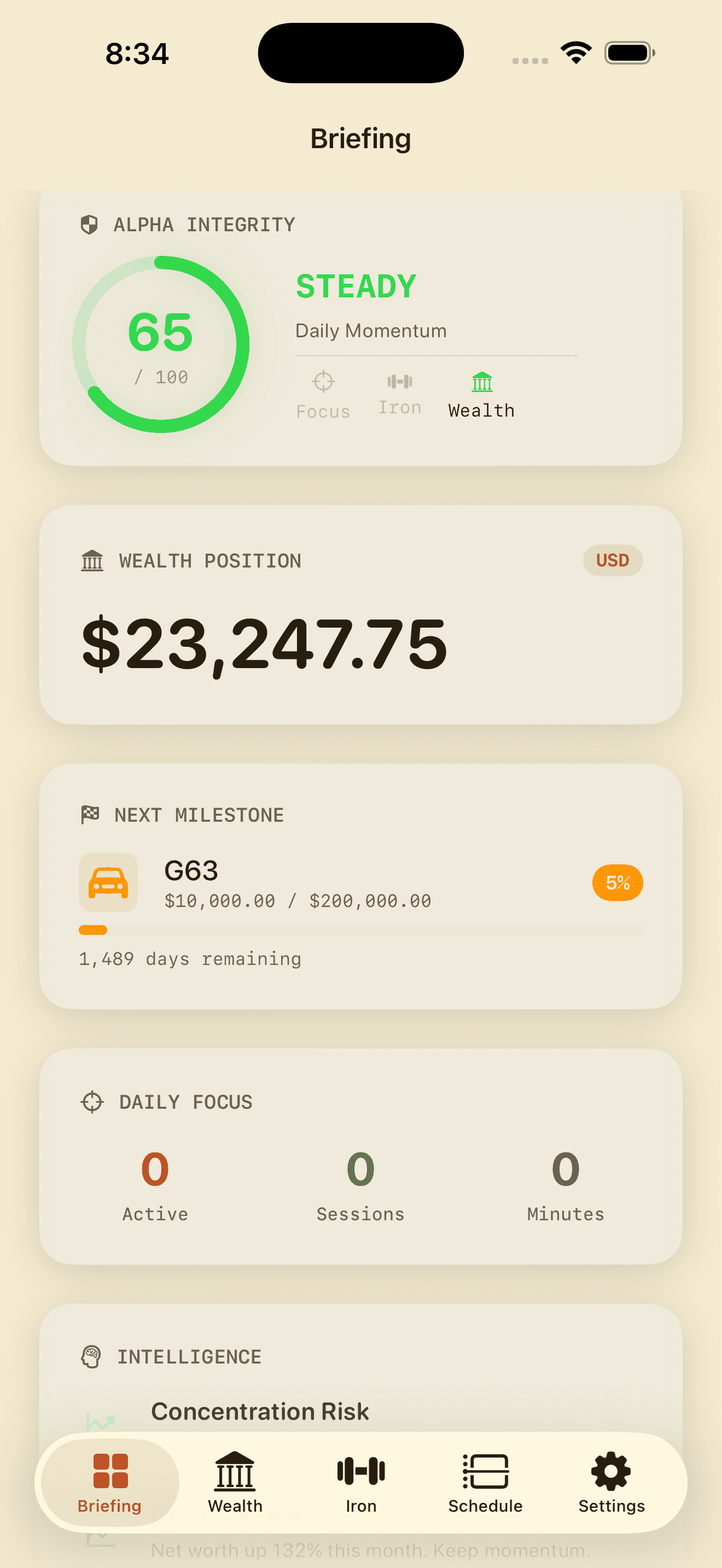 Alpha Factory Native — preview 1